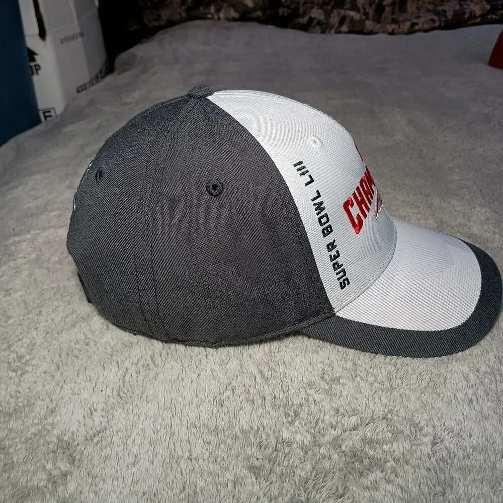 New England Patriots Super Bowl LIII League Sidepatch 47Brand Wool Blend Hat Cap